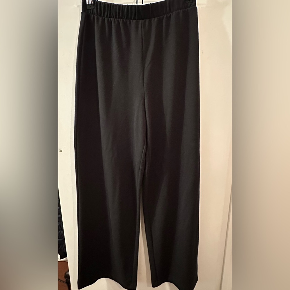 Banana Republic Black Wide-Leg Pants in XS Petite